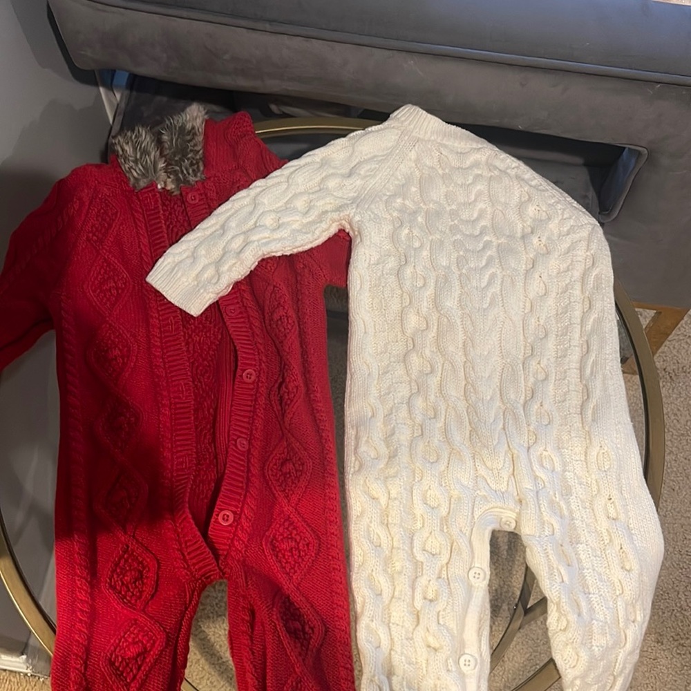 Two winter cover us for baby girl or boy.